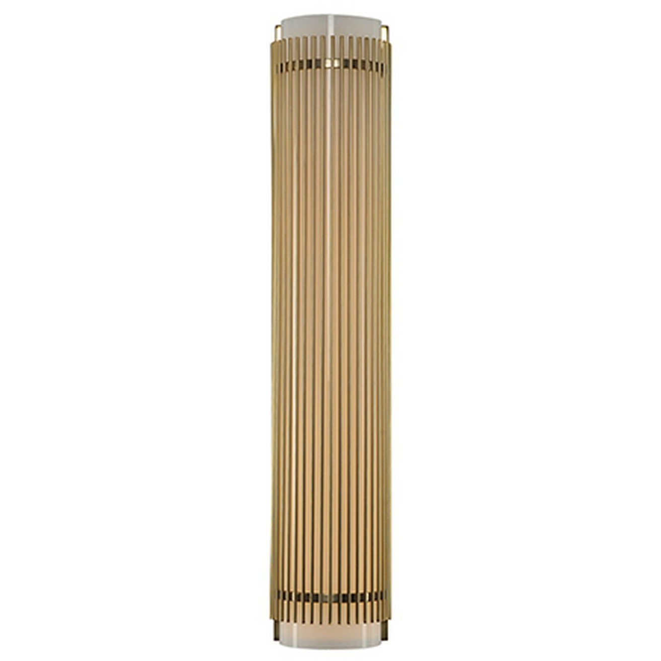 Edgewater LED 26 inch Vintage Brass Bath Vanity Light Wall Light