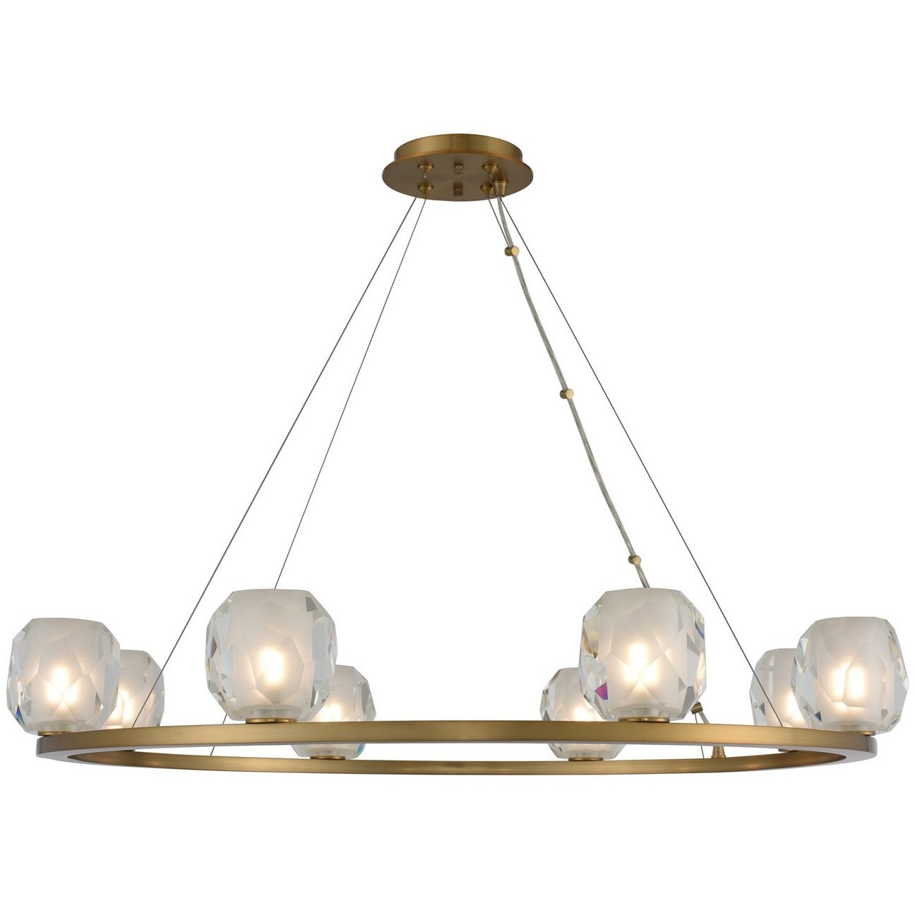 Kalco 311751WB Stella LED 34 inch Winter Brass Pendant Ceiling Light