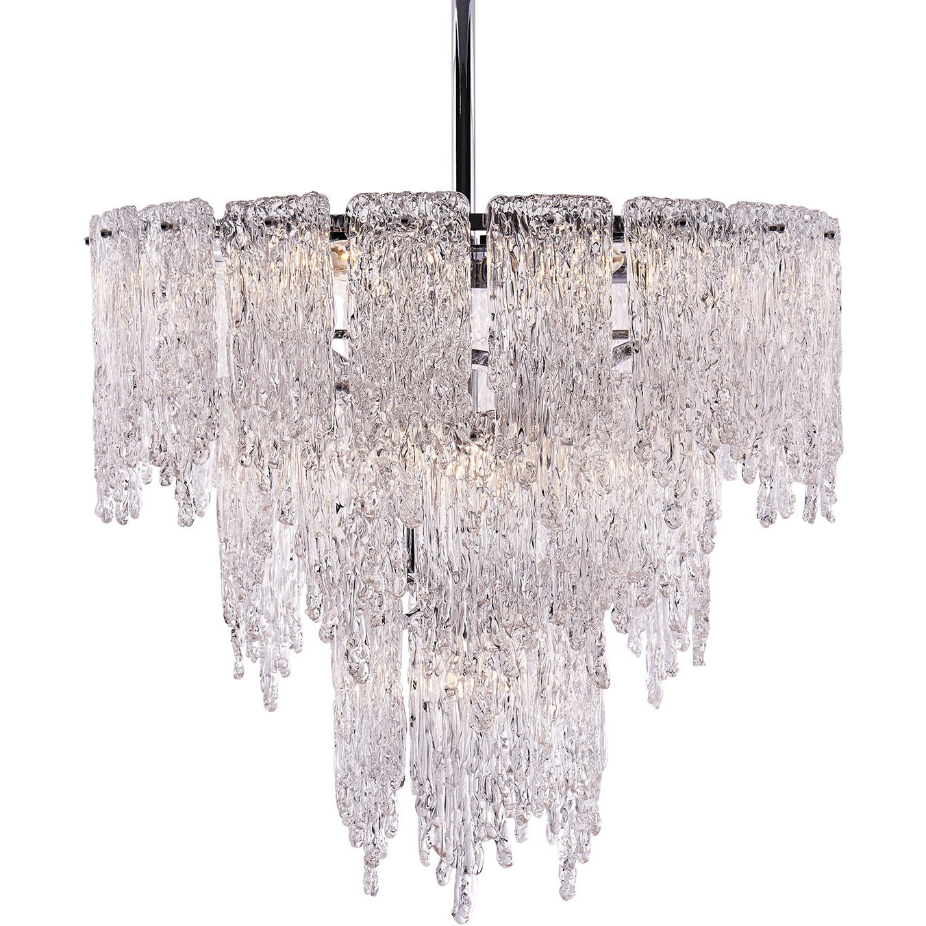 Gisel 10 Light 24 inch Polished Chrome Pendant Ceiling Light