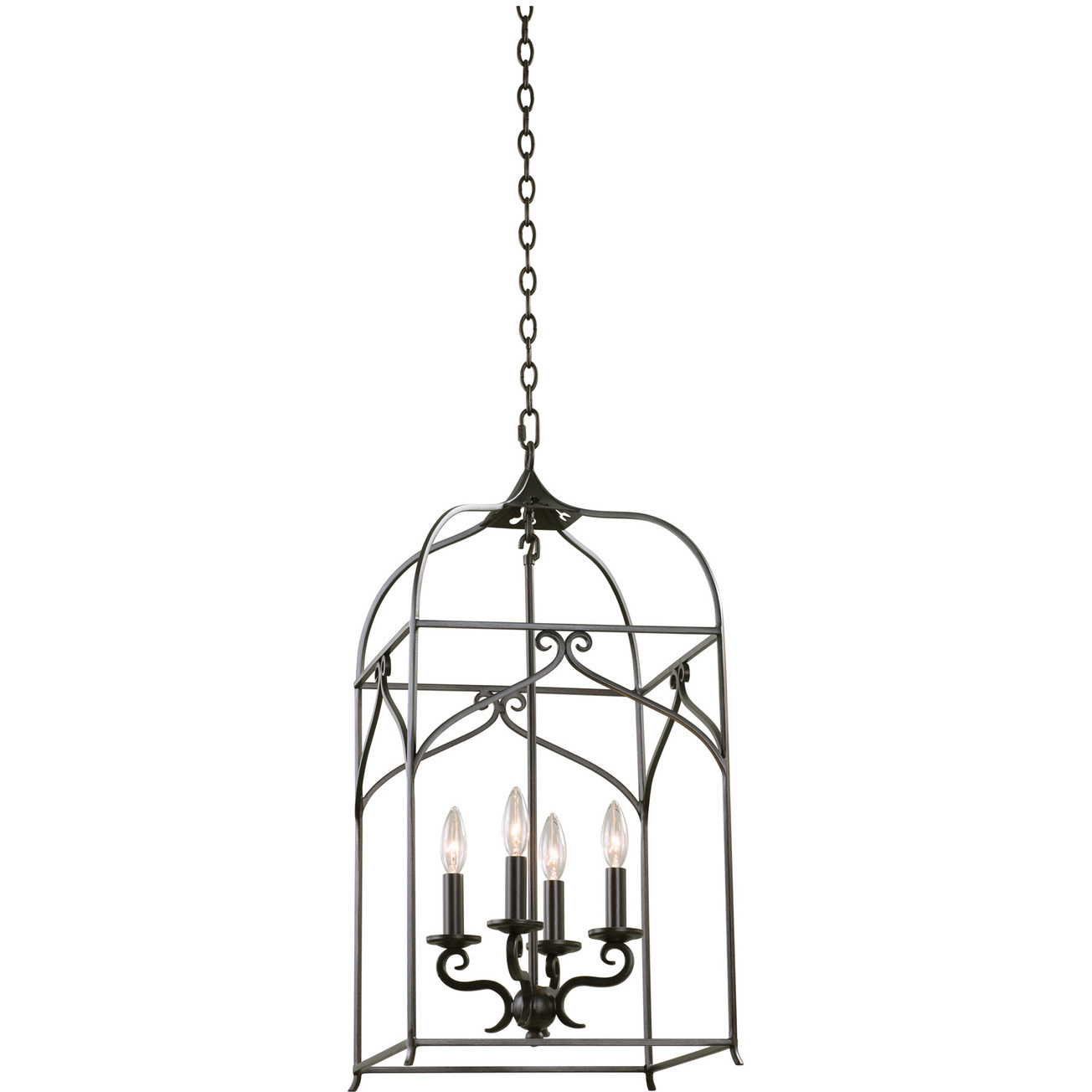 Somers 4 Light 14 inch Heirloom Bronze Pendant Ceiling Light