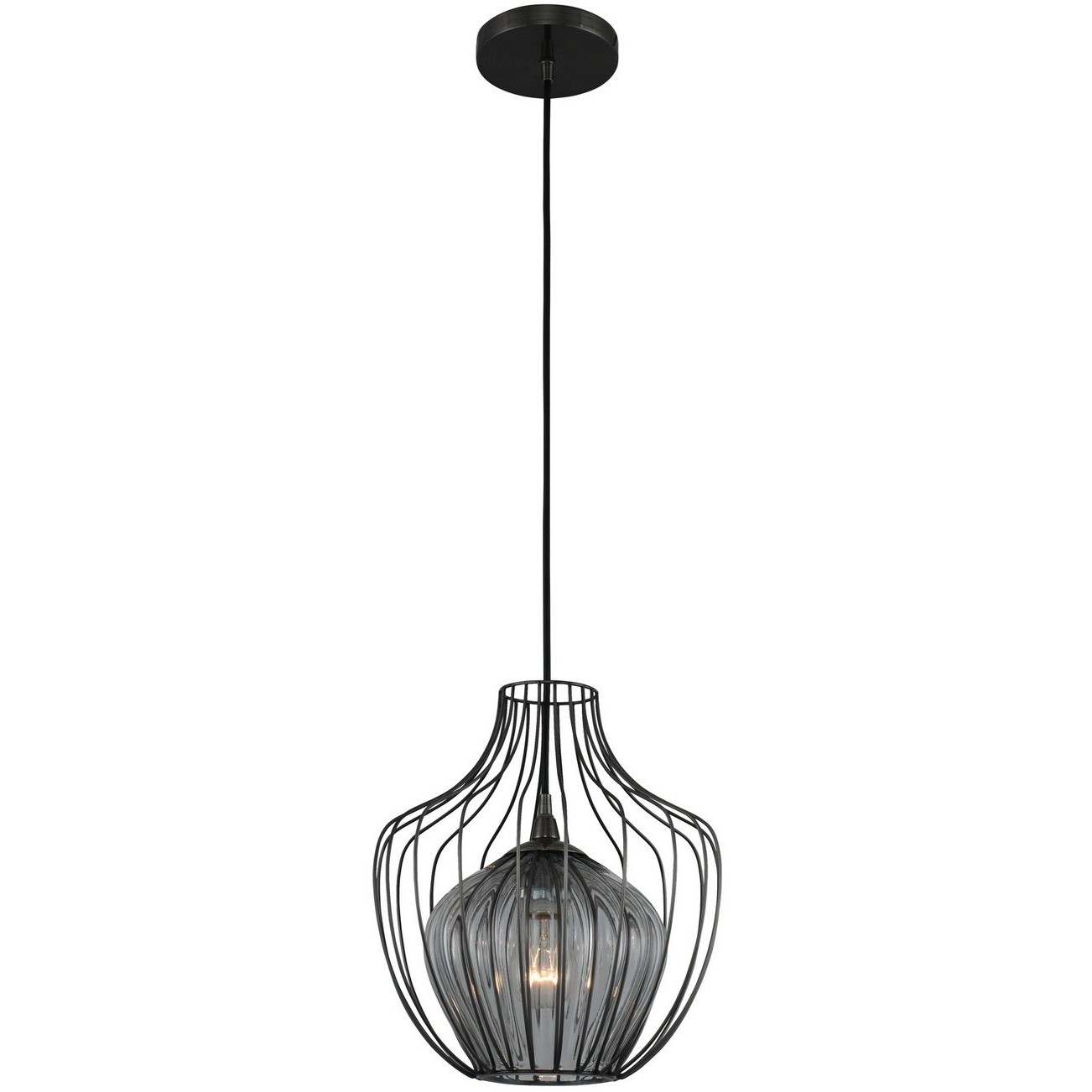 Emilia 1 Light 12 inch Chemical Stainless Steel Pendant Foyer Ceiling Light