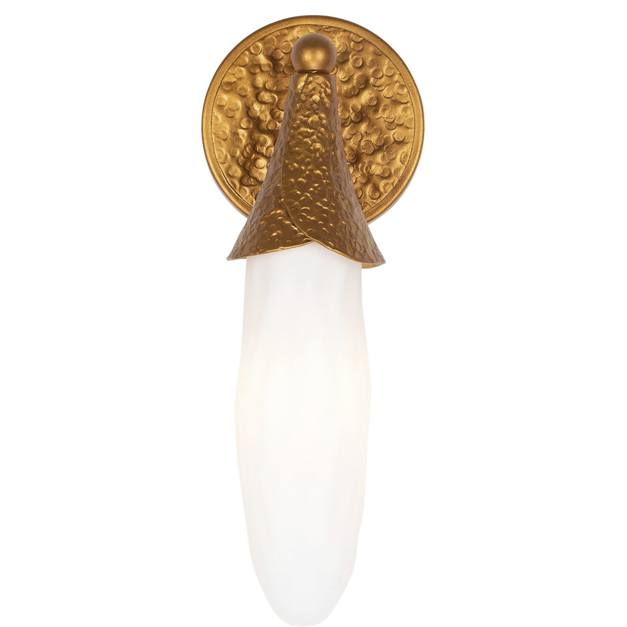 Bougainvillea Wall Sconce Wall Light in Warm Gold