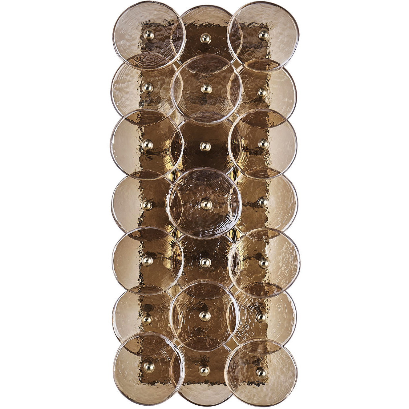 Hortensia Wall Sconce Wall Light in Polished Winter Brass