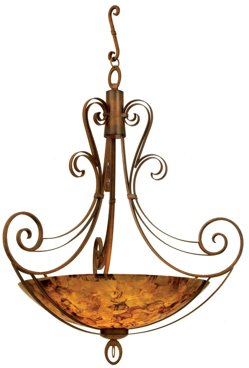Mirabelle 6 Light 58 inch Pearl Silver Pendant Ceiling Light