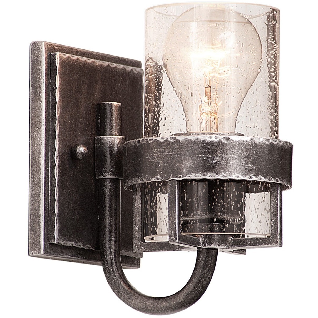 Bexley 1 Light 5 inch Vintage Iron Bath Vanity Light Wall Light