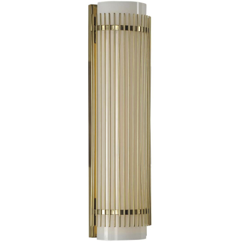 Edgewater LED 18.5 inch Vintage Brass Bath Vanity Light Wall Light