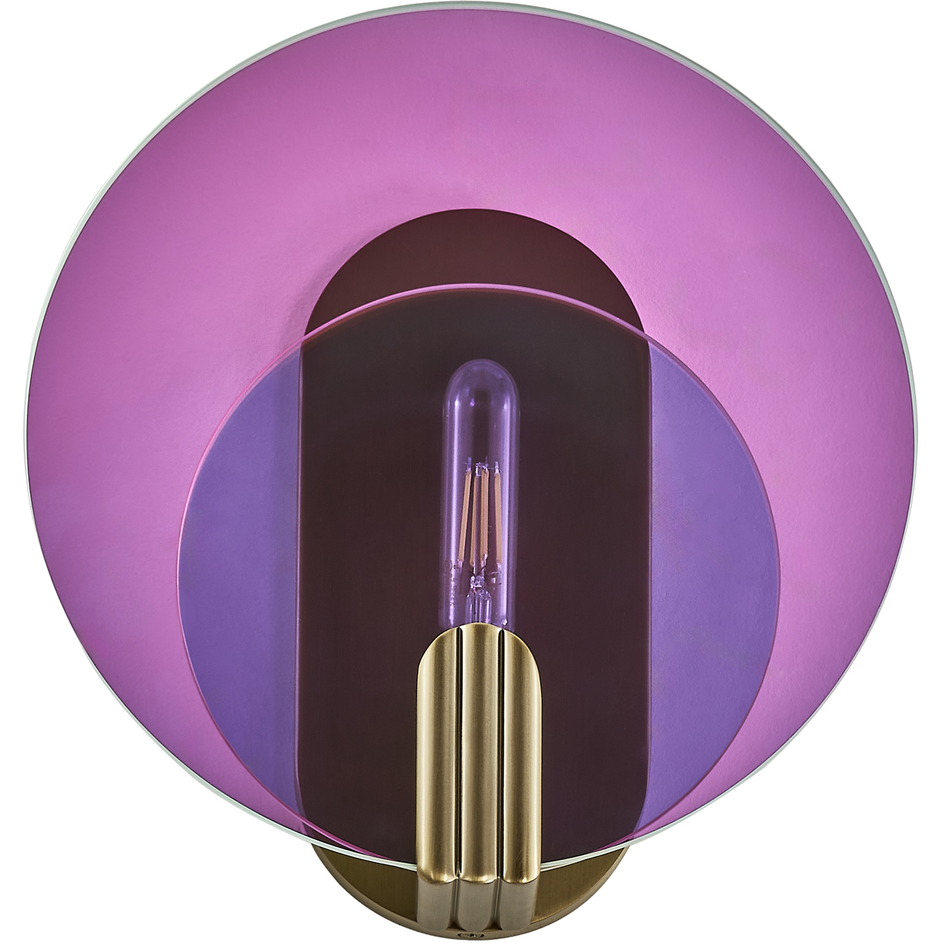 Optics 1 Light 11 inch Winter Brass ADA Wall Sconce Wall Light