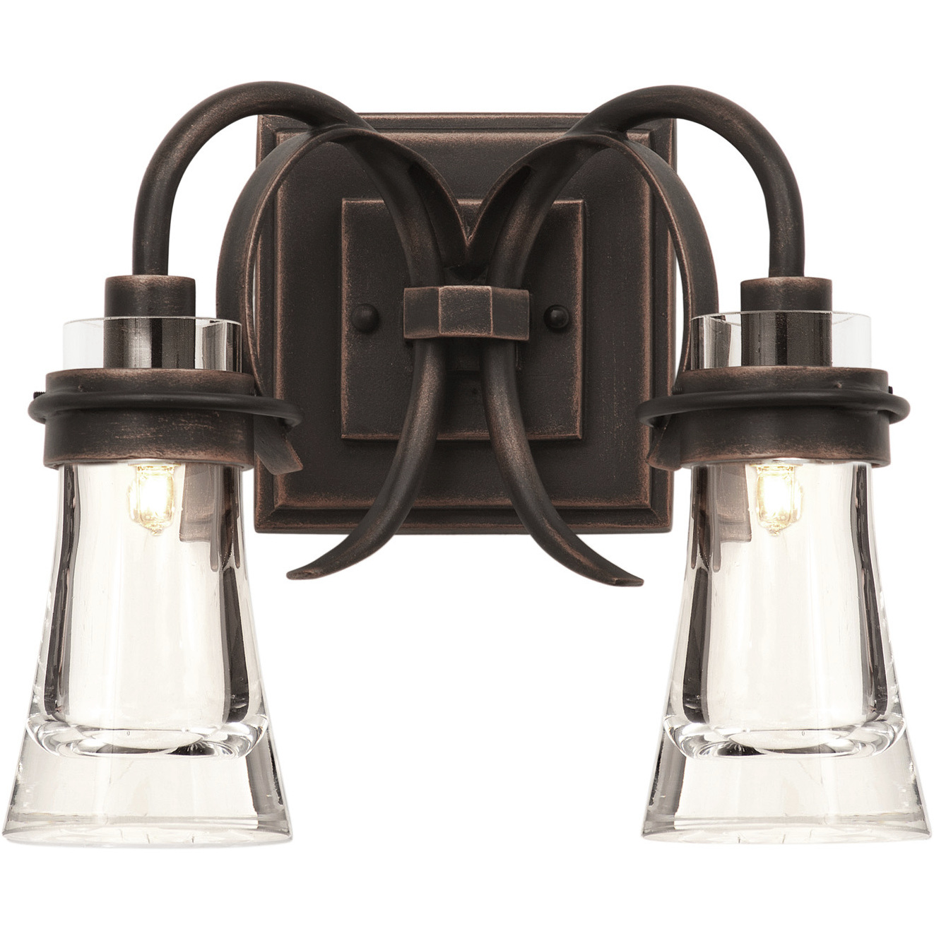 Kalco 2912AC Dover LED 13 inch Antique Copper Bath Vanity Light Wall Light, image size:1322x1322