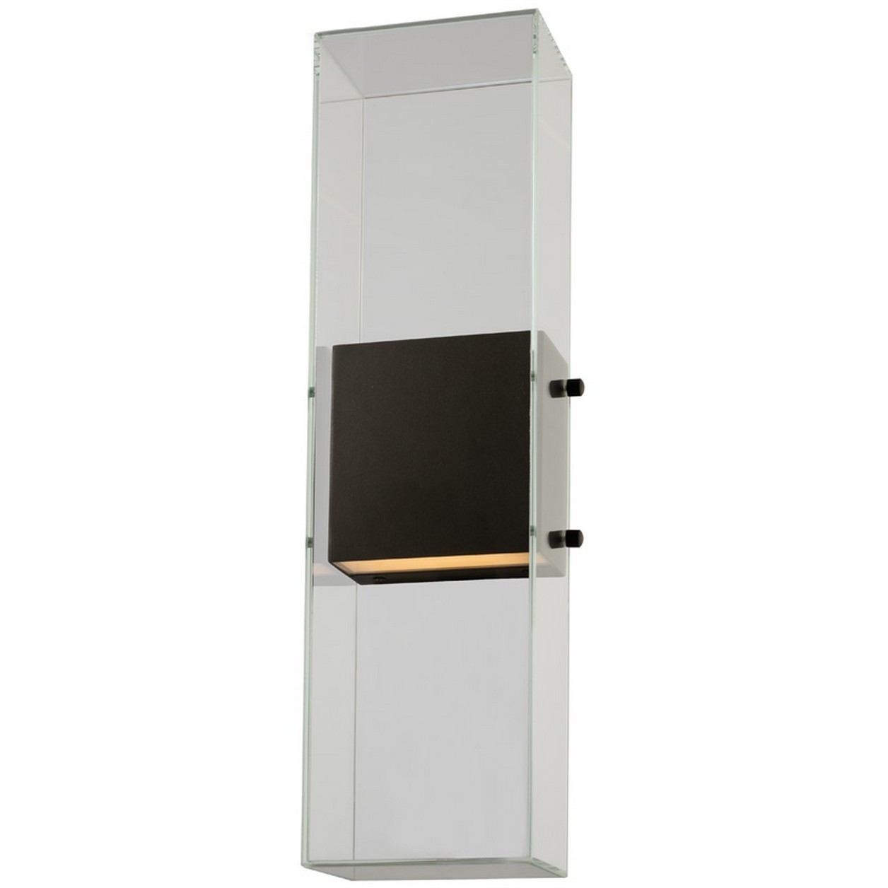 Aria LED 19 inch Matte Black Outdoor Wall Sconce