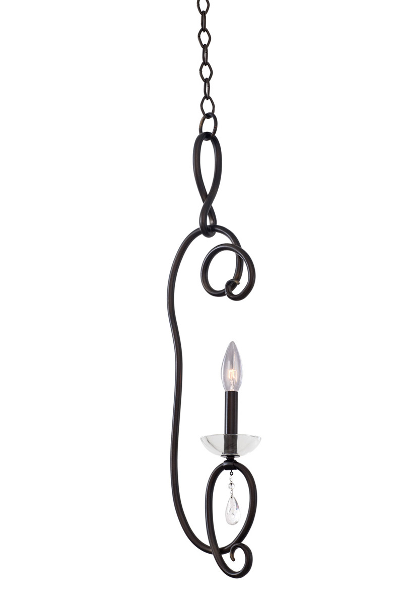 Winona 1 Light 7.5 inch Tarnished Silver Mini Pendant Ceiling Light
