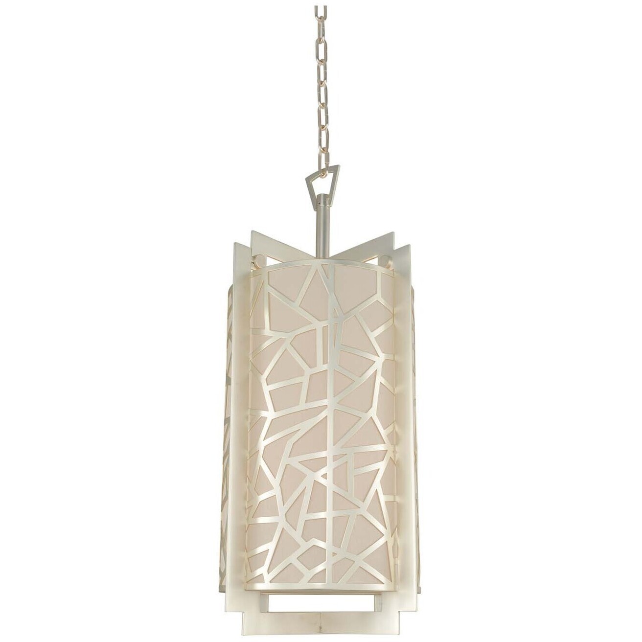 Miramar 8 Light 16 inch Rose Silver Foyer Light Ceiling Light