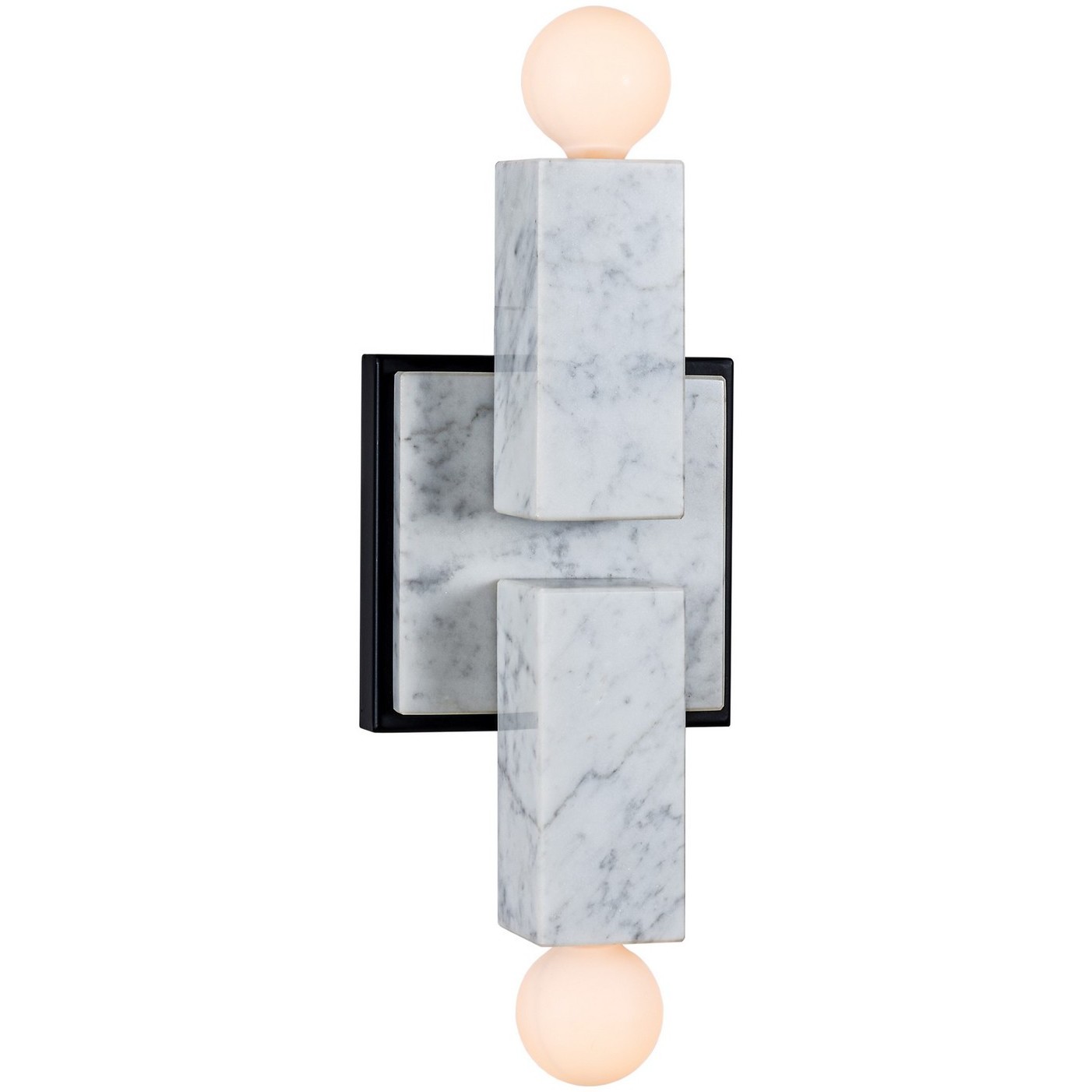 Quadra Wall Sconce Wall Light in Matte Black