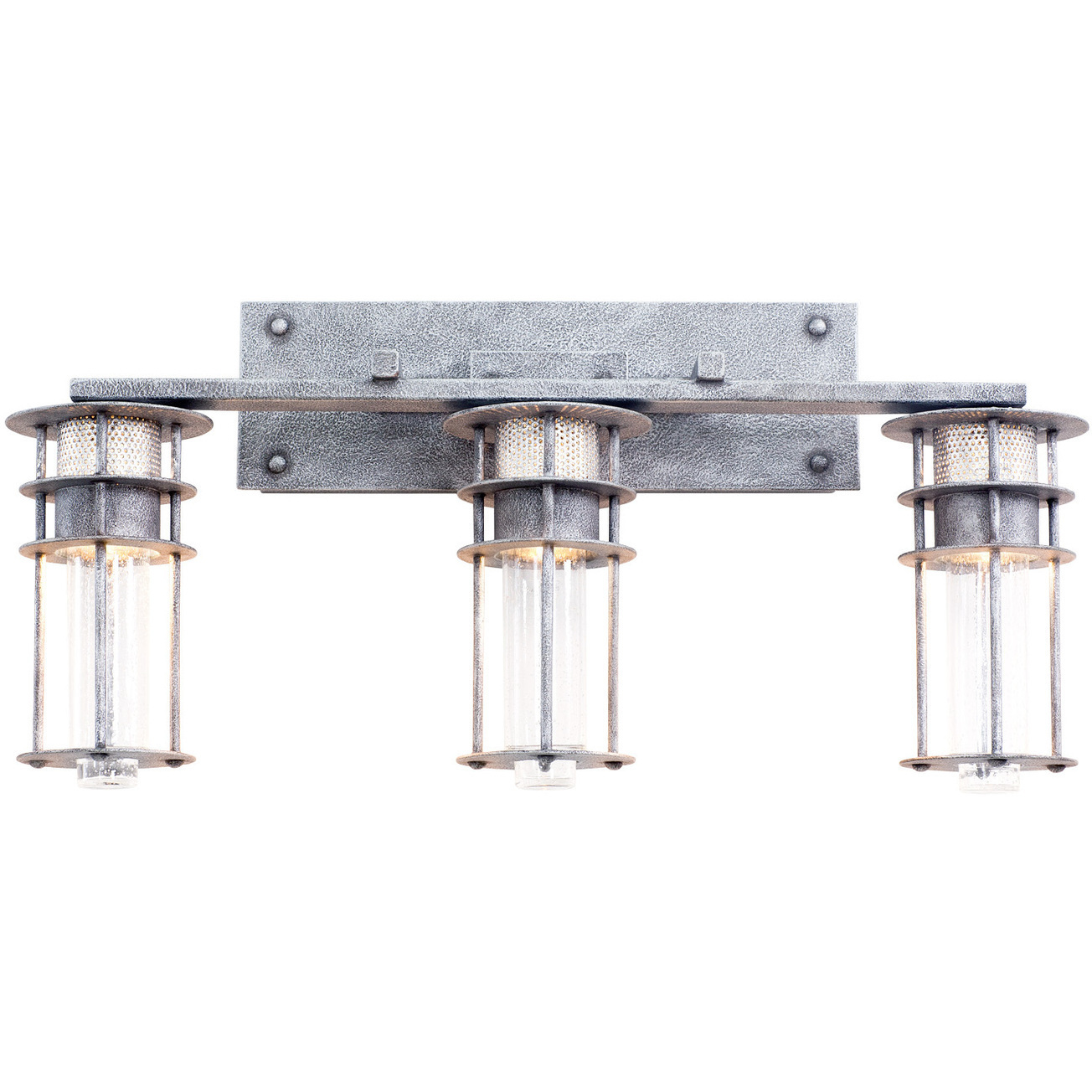 Anchorage LED 26 inch Rugged Iron Bath Light Wall Light in 3